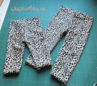 20-minute Baby Boho Leggings (...from an old shirt)!!